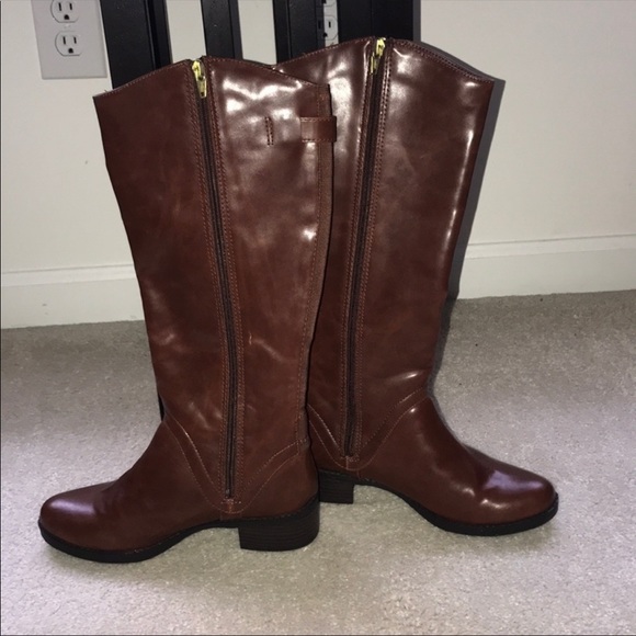 COPY - Brown Leather Winter Boots - Picture 3 of 5